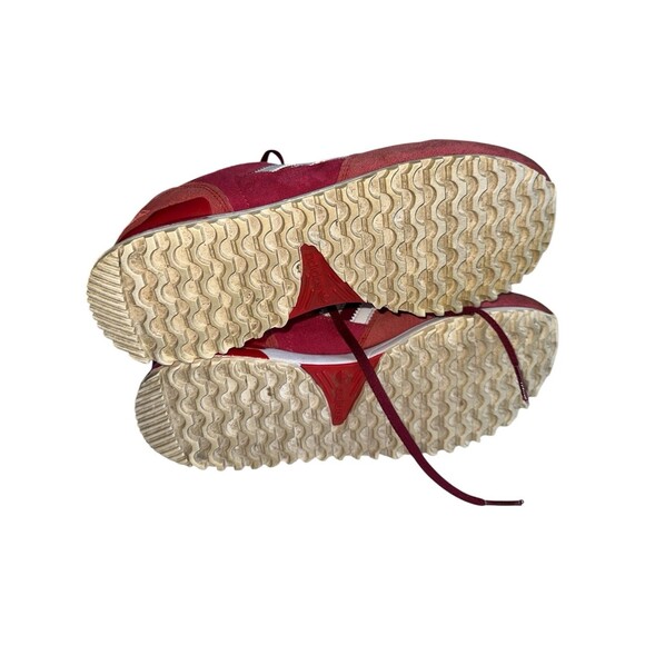 Adidas ZX 700 G95955 Burgundy Red White Suede Sneakers US size 8 - Picture 12 of 16